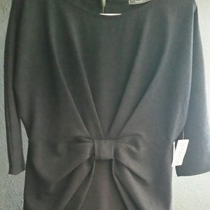 Peppermint Dress with Bow Scrunch Detail